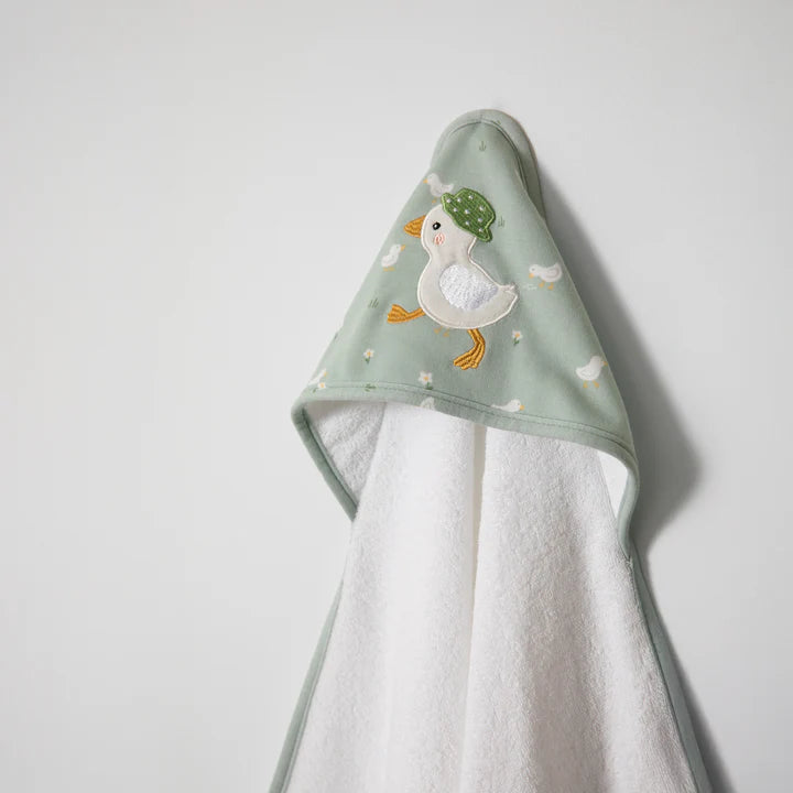 Living Textiles Hooded Towel - Goosey Goosey