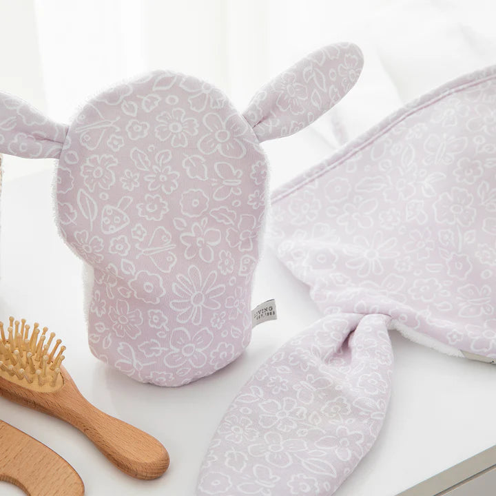 Living Textiles Organic Hooded Towel - Whimsical Wonderland