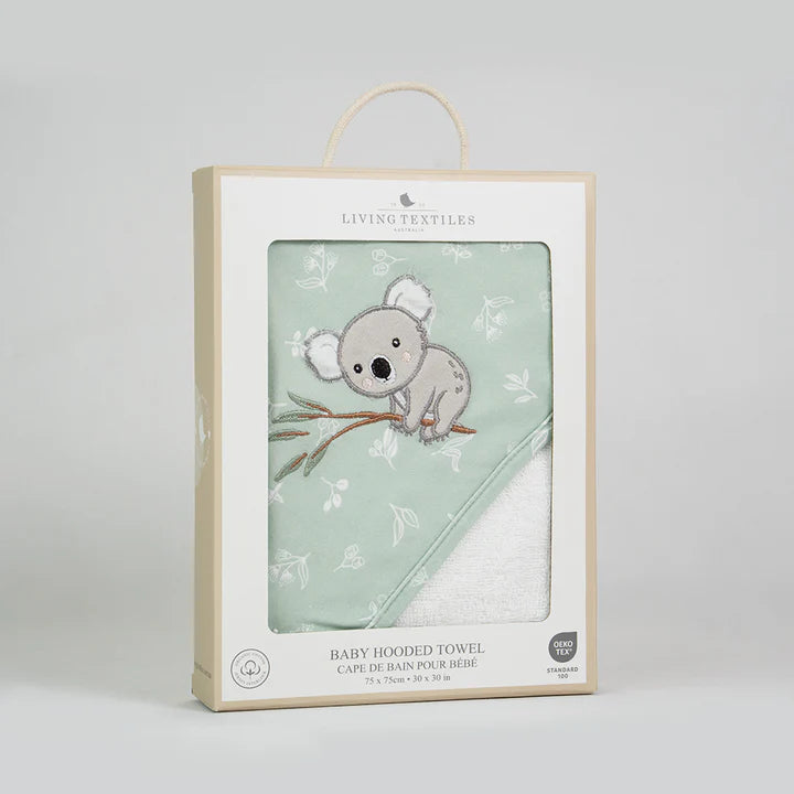 Living Textiles Organic Hooded Towel - Australiana