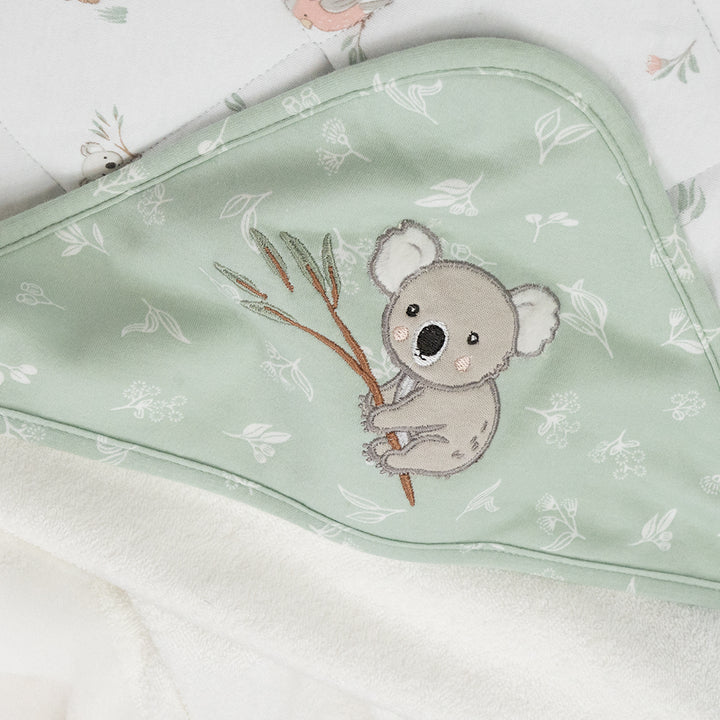 Living Textiles Organic Hooded Towel - Australiana