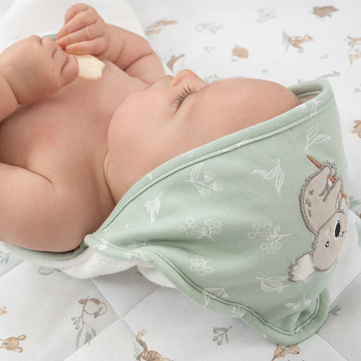 Living Textiles Organic Hooded Towel - Australiana