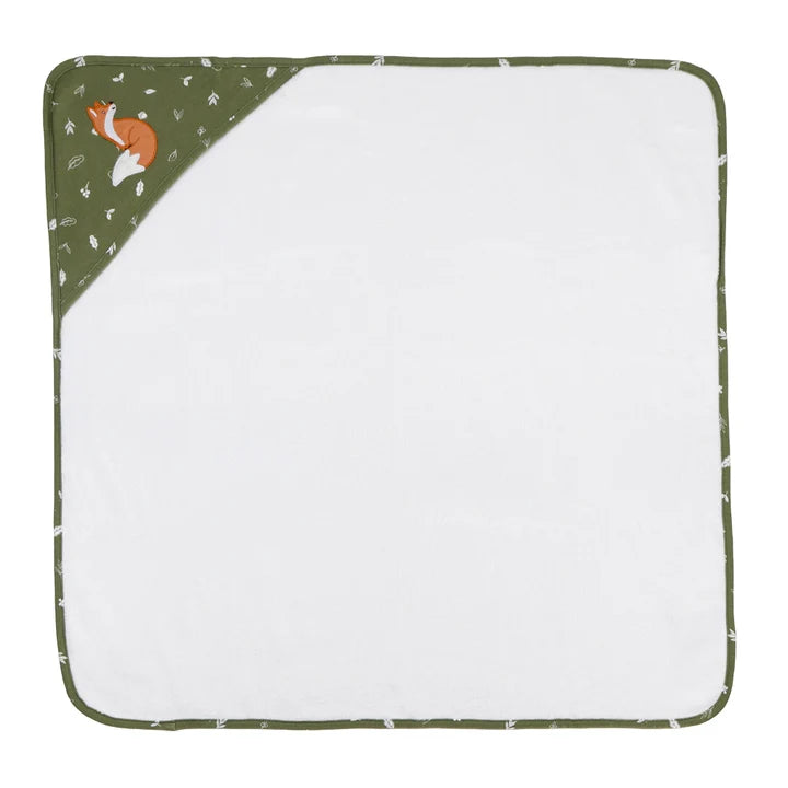 Living Textiles Organic Hooded Towel - Fox & Friends