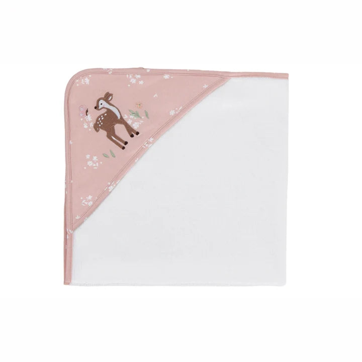 Living Textiles Organic Hooded Towel - Fawn Fables