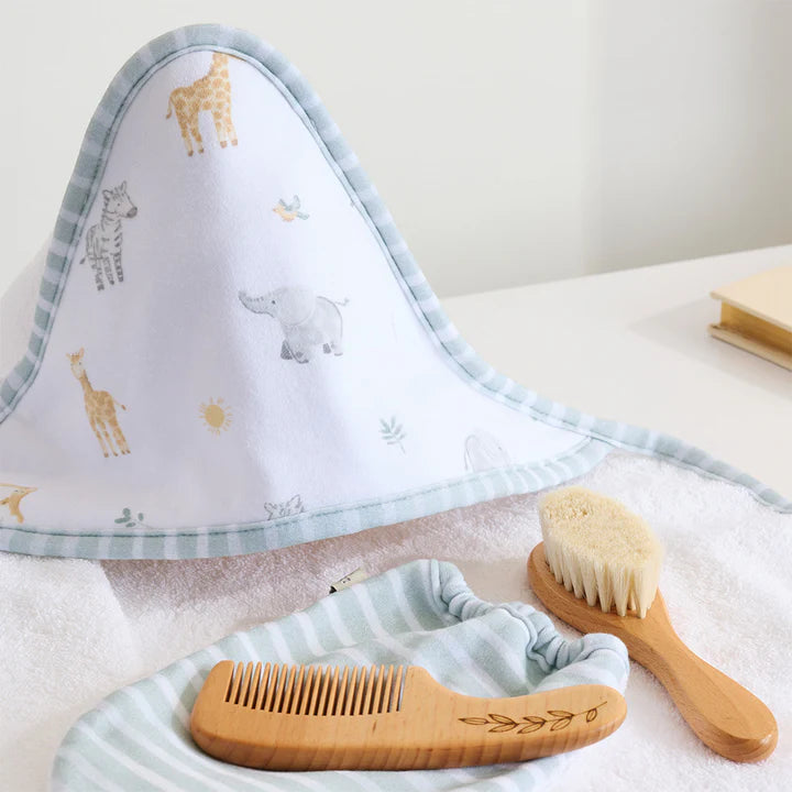 Living Textiles 4pc Baby Bath Gift Set - Roam & Roar