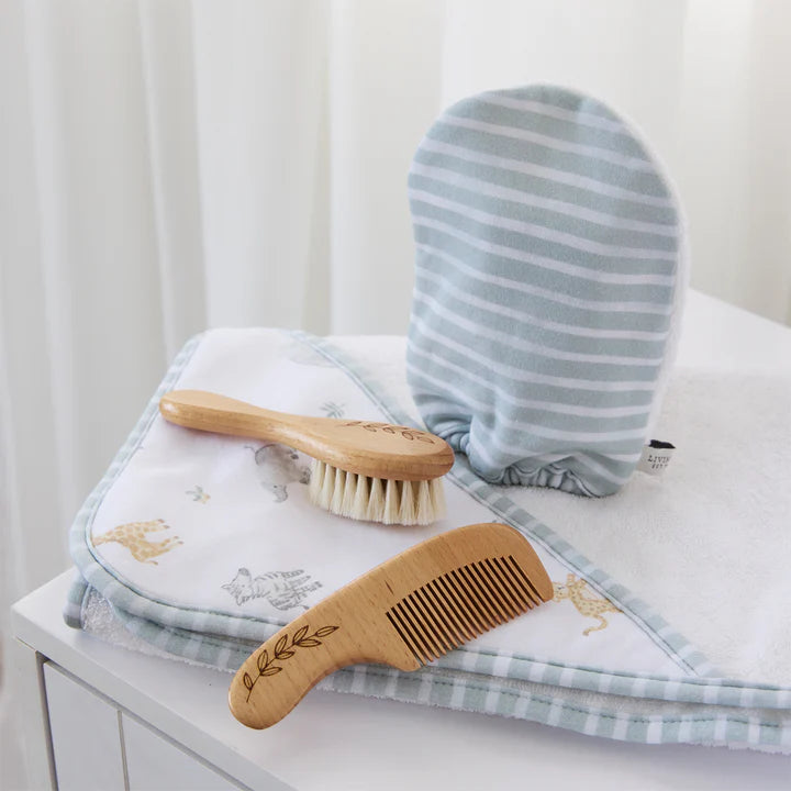 Living Textiles 4pc Baby Bath Gift Set - Roam & Roar