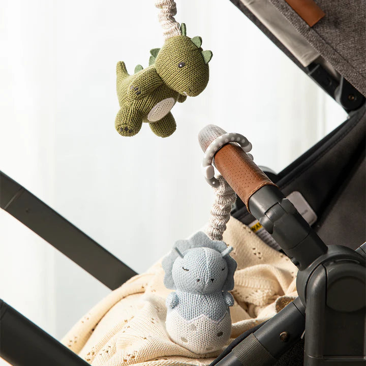 Living Textiles 2pk Stroller Toy - Dinosaurs