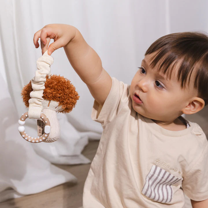 Living Textiles 2 Pack Mini Market Brunch Stroller Toys - Mushroom & Corn