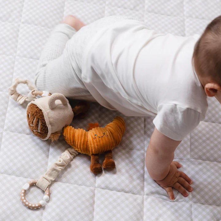 Living Textiles 2 Pack Mini Market Stroller Toys - Coffee & Croissant