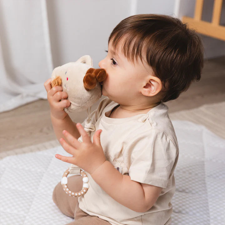 Living Textiles 2 Pack Mini Market Stroller Toys - Coffee & Croissant