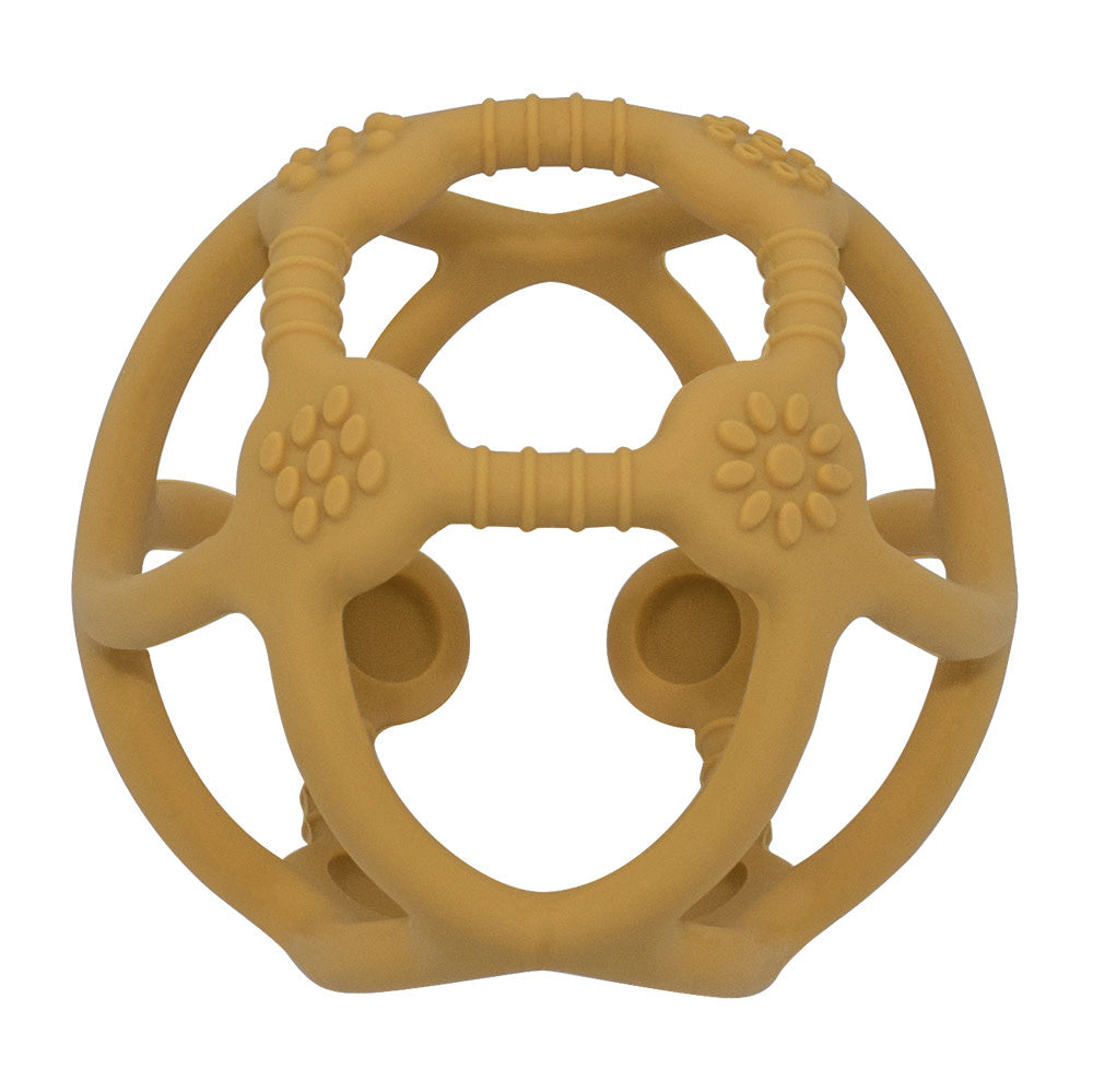 Playground Silicone Teething Ball-Sunshine
