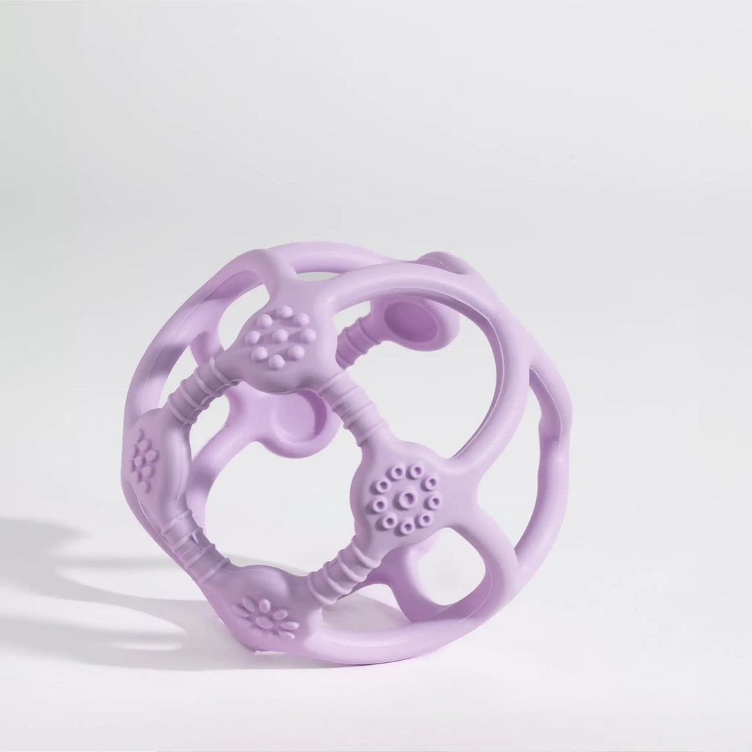 Playground Silicone Teething Ball-Light Purple