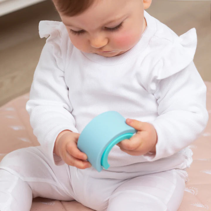 Living Textiles Silicone Rainbow Stacker - Sorbet