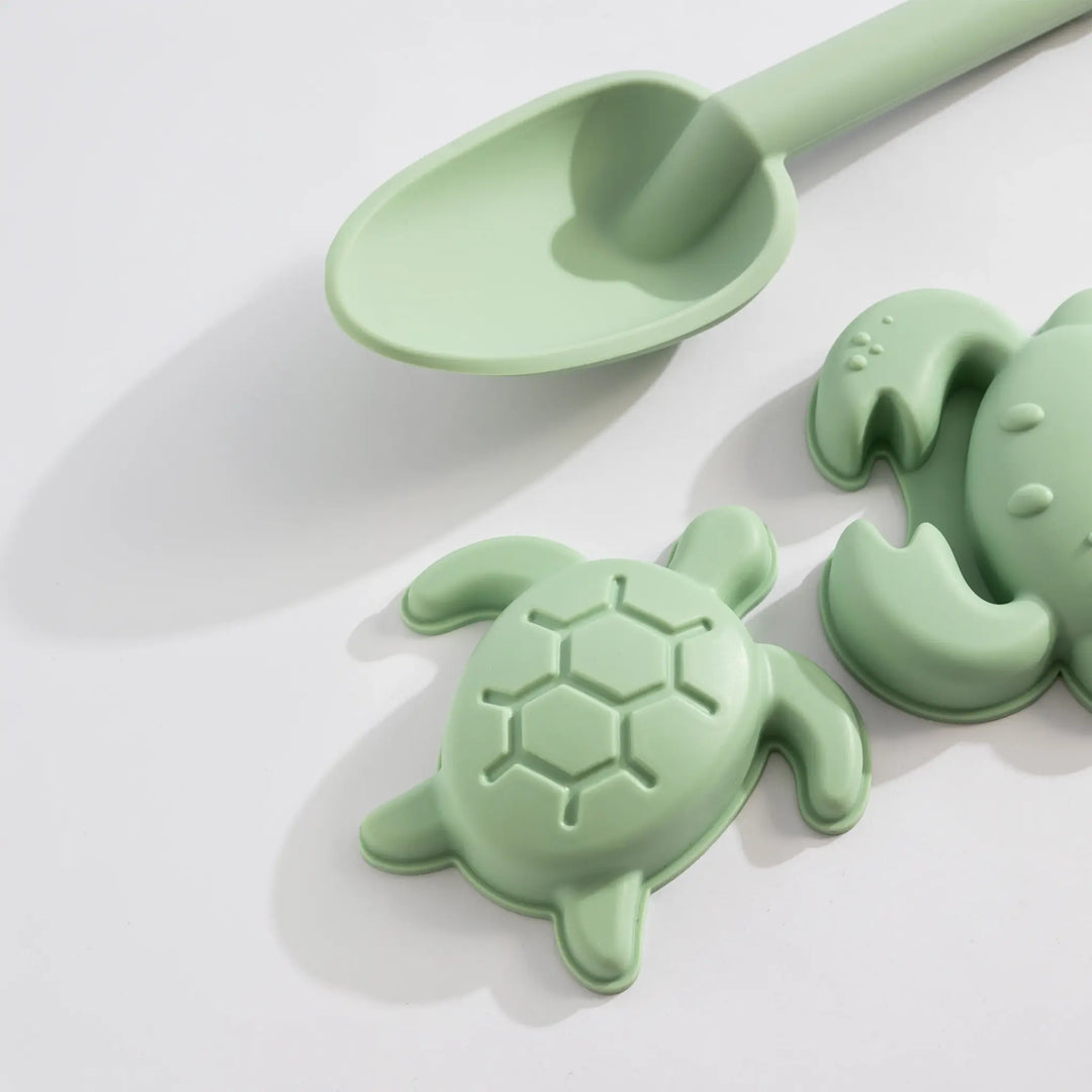 Playground 8pc Silicone Bucket Set - Light Sage