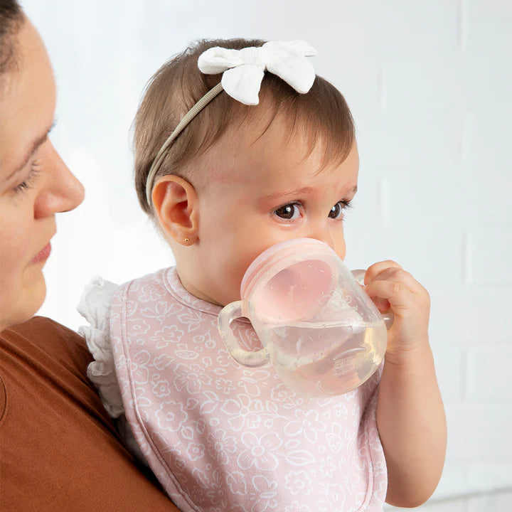 Playground by Living Textiles Silicone Sippy Cup - Light Pink