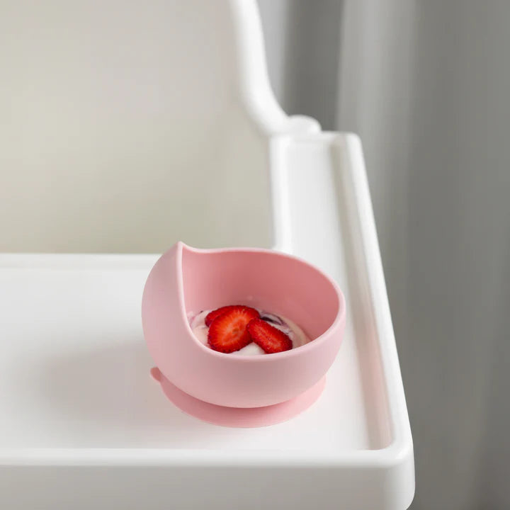 Playground by Living Textiles Silicone Bowl- Light Pink