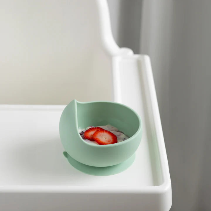 Playground by Living Textiles Silicone Bowl- Light Sage