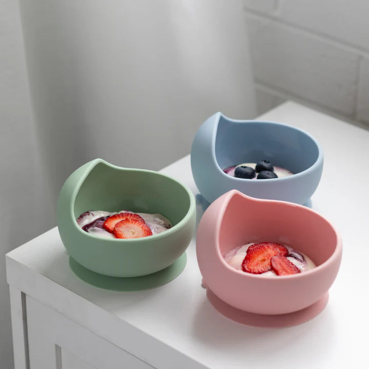 Playground by Living Textiles Silicone Bowl- Light Sage