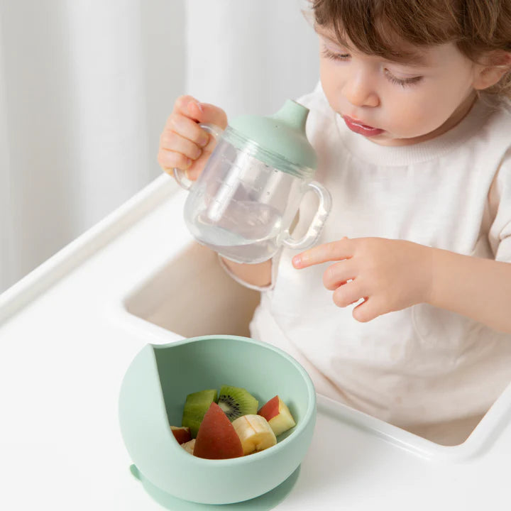 Playground by Living Textiles Silicone Bowl- Light Sage