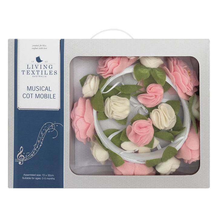 Living Textiles Musical Mobile Set-Butterfly Garden