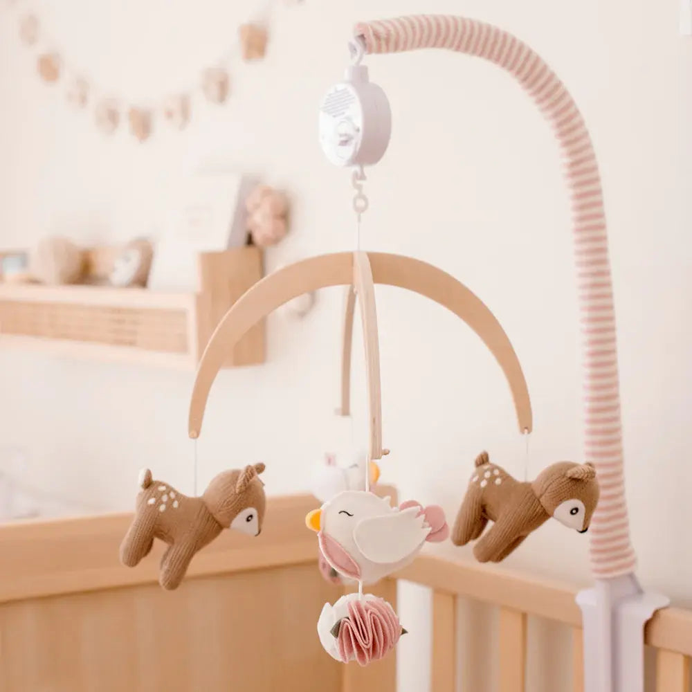Living Textiles Musical Mobile Set - Sophia's Garden