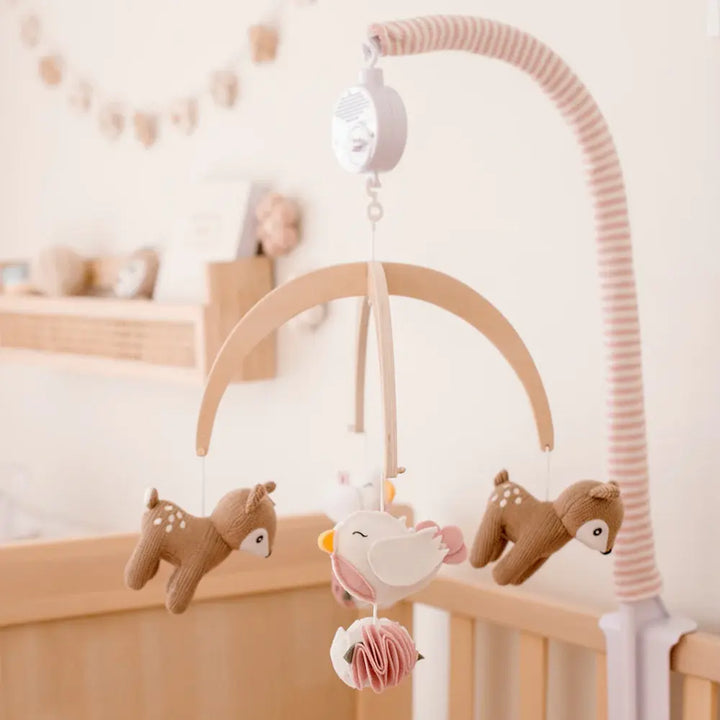 Living Textiles Musical Mobile Set - Sophia's Garden