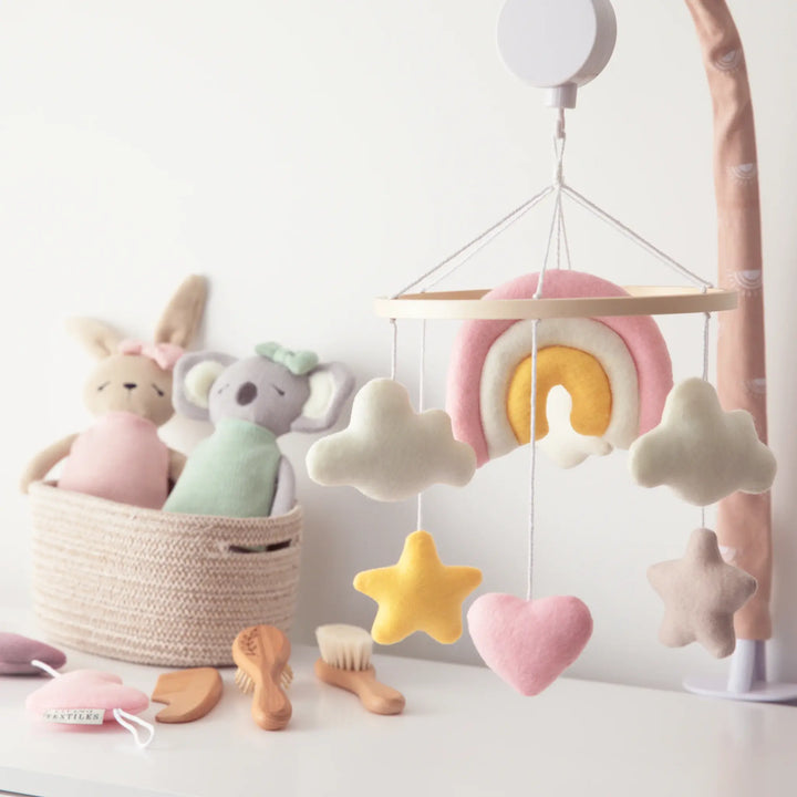 Living Textiles Musical Mobile Set - Bohemian Bliss