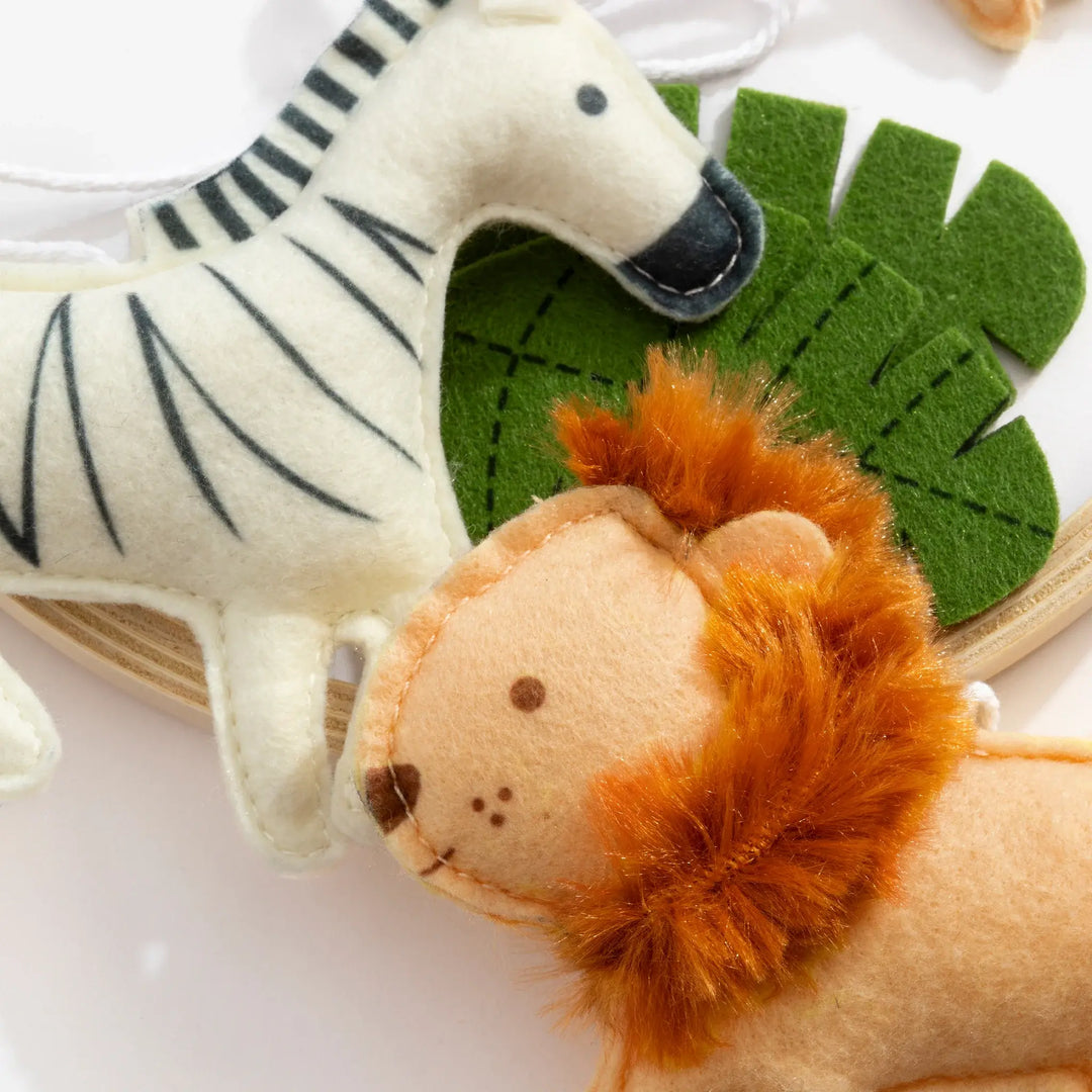 Living Textiles Musical Mobile Set - Wild Safari