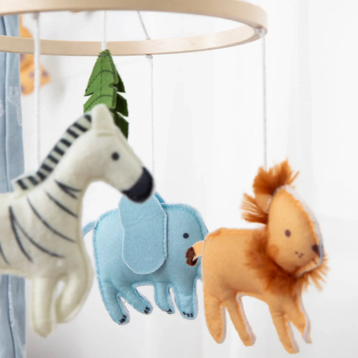 Living Textiles Musical Mobile Set - Wild Safari