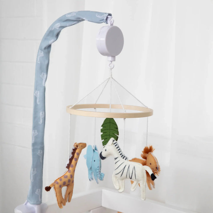 Living Textiles Musical Mobile Set - Wild Safari