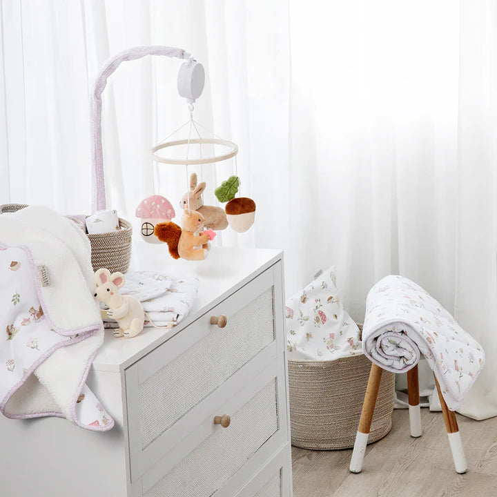 Living Textiles Musical Mobile - Whimsical Wonderland