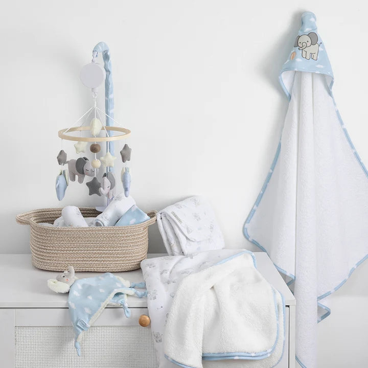 Living Textiles Musical Mobile Set - Elephant Playtime