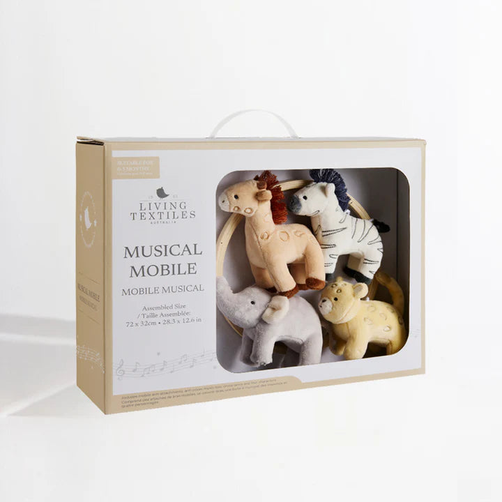 Living Textiles Musical Mobile - Roam & Roar