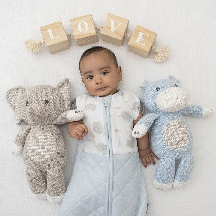Henry the Hippo Knitted Toy