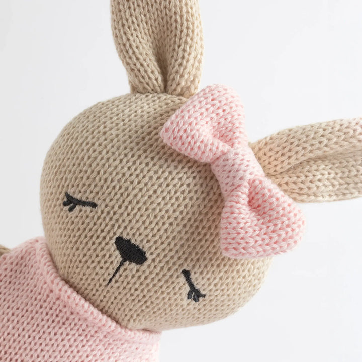 Living Textiles Knitted Animal Toy- Bella the Bunny