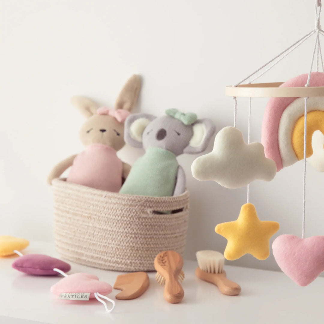 Living Textiles Knitted Animal Toy- Bella the Bunny