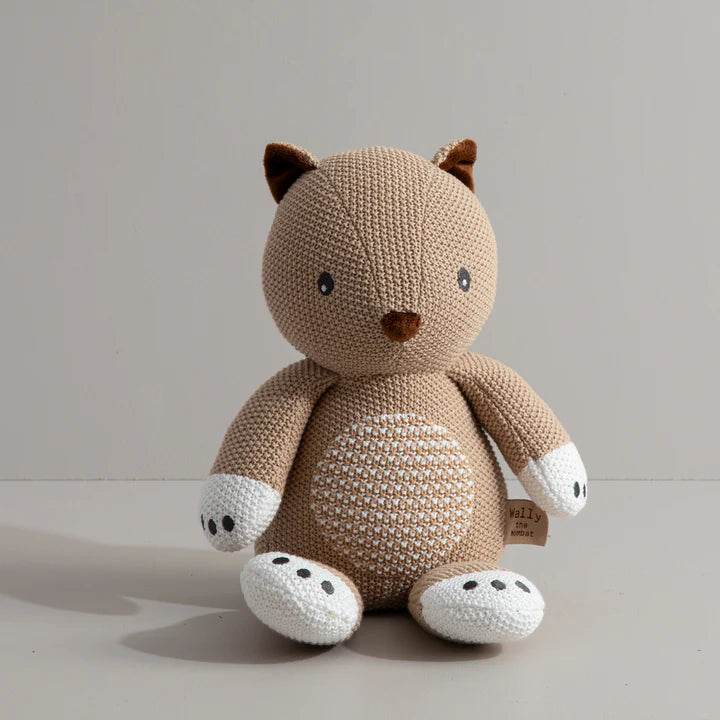 Living Textiles Knitted Toy Wally the Wombat