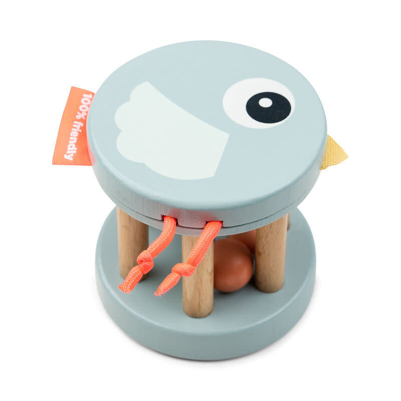 Done by Deer Bell Rattle Birdee Blue