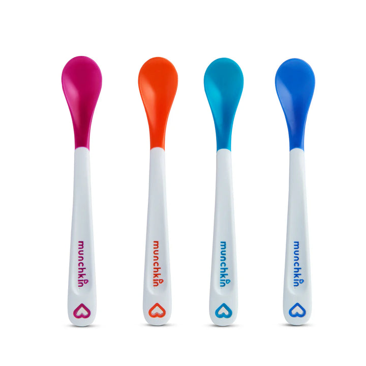 Munchkin White Hot Infant Safety Spoons - 4Pk