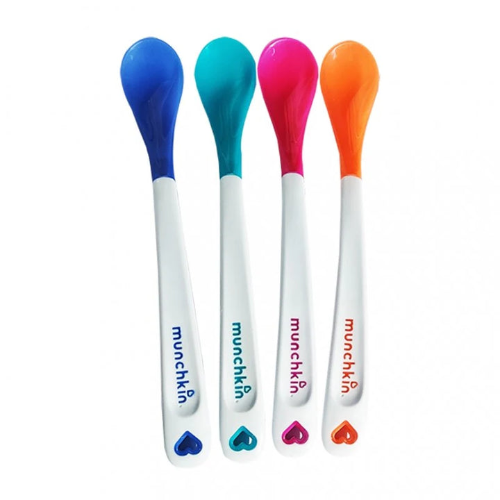 Munchkin White Hot Infant Safety Spoons - 4Pk