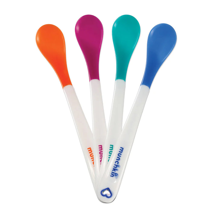 Munchkin White Hot Infant Safety Spoons - 4Pk