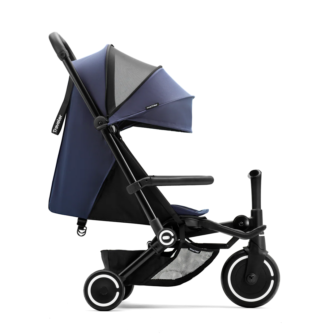 SmarTrike Traveler Four In One Convertible Stroller - Blue
