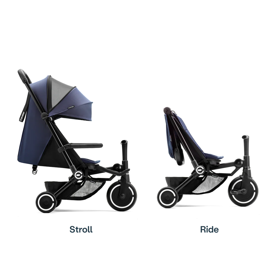 SmarTrike Traveler Four In One Convertible Stroller - Blue