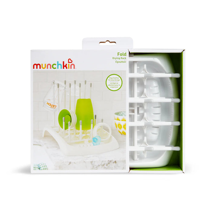 Munchkin FOLD™ Bottle Drying Rack (Grey)
