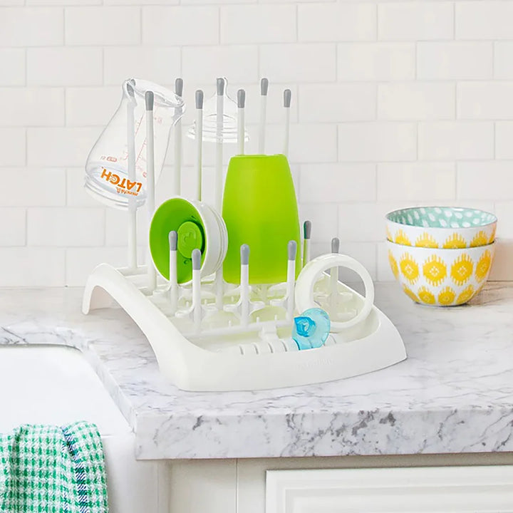 Munchkin FOLD™ Bottle Drying Rack (Grey)