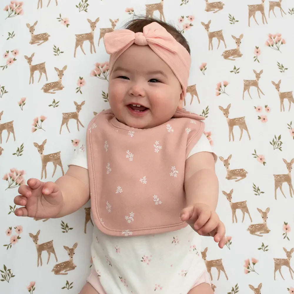 Living Textiles 2pk Baby Bib Set - Sophia's Garden