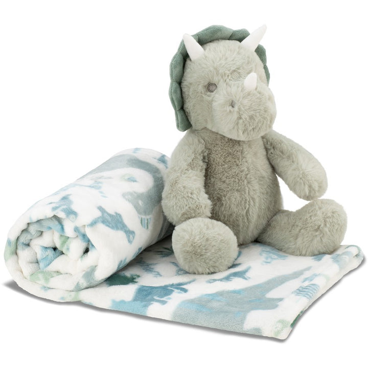 Weegoamigo Plush Toy + Blanket - Roar-y McIlroy Dinosaur