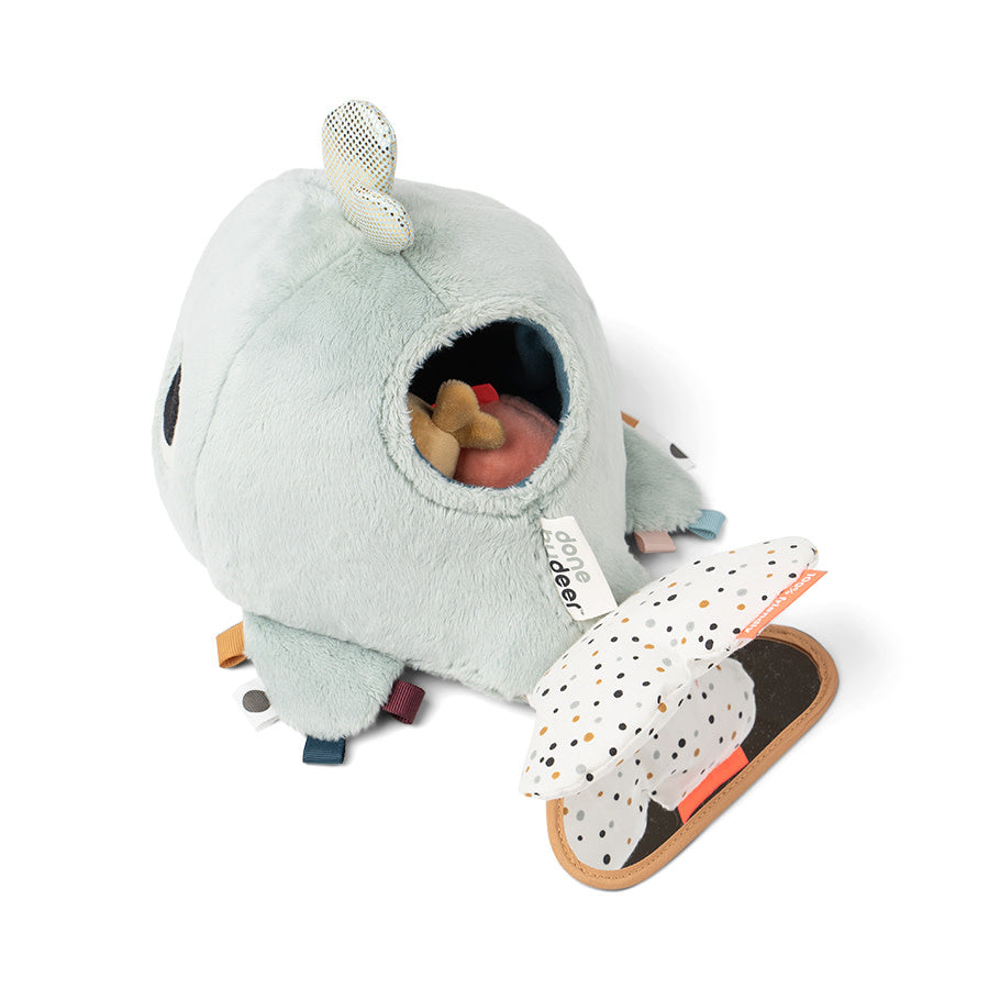 Done by Deer Hide & Seek Activity Toy Wally blue (14 x 16 x 28cm)