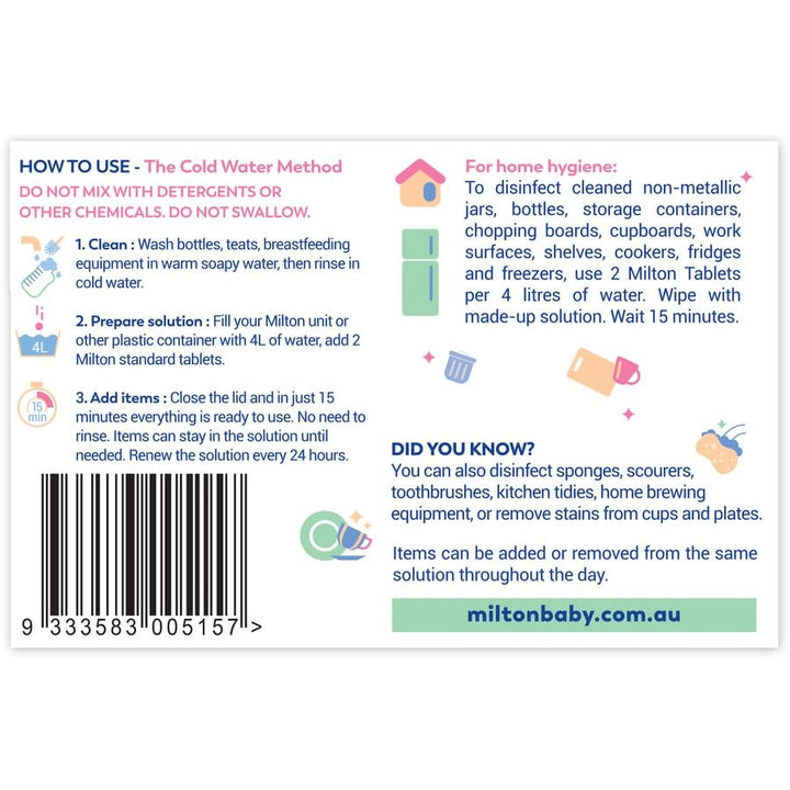 Milton Antibacterial Tablets 30 pack