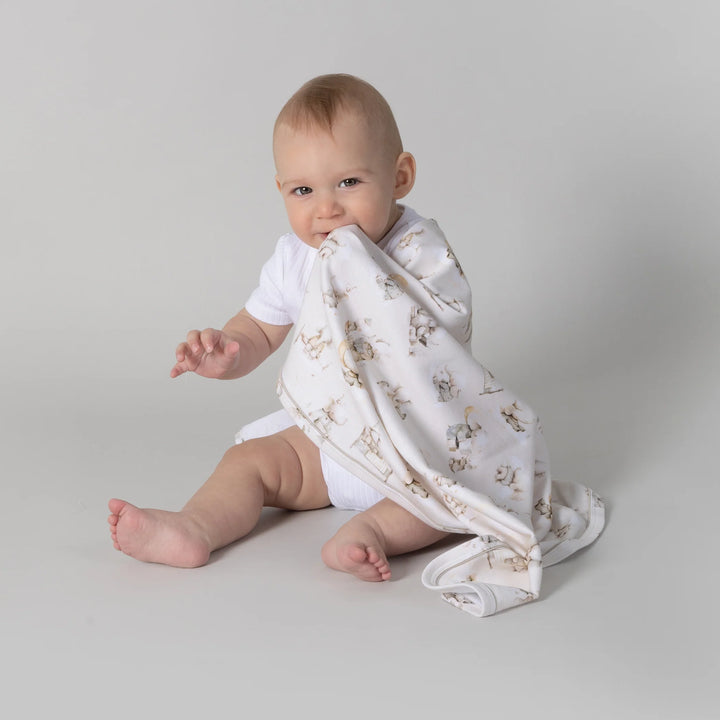 Bubba Blue Elephant Bedtime 2pk Jersey Wraps