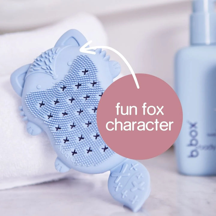 B.box Baby Bath Brush + Sponge